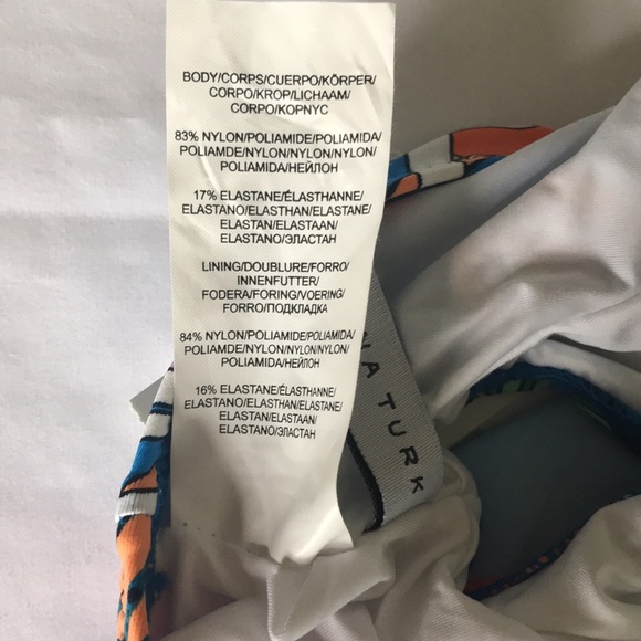 ๐Host Pick๐ Trina Turk Tahiti Tropical Off the Shoulder Top - Picture 7 of 10